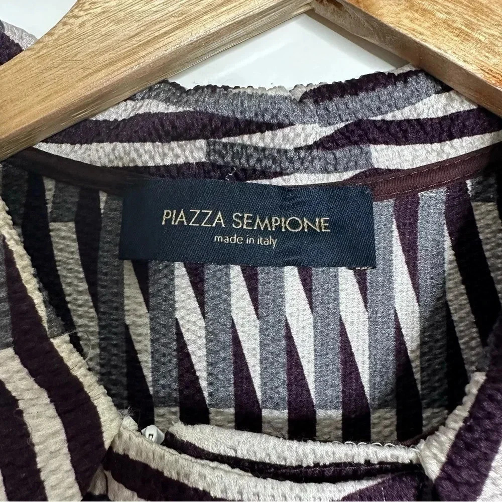 Piazza Sempione Wool Blend Long Sleeve Dress Size EU 40 - Picture 8 of 14